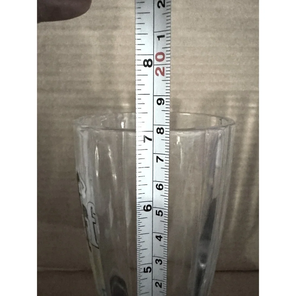 Elf Movie Buddy the Elf Footed Soda Glasses Set of 2 Christmas Holiday Clear